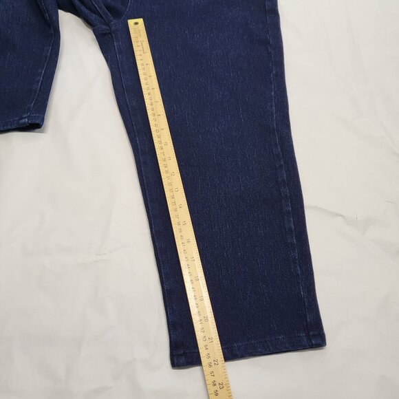 Coldwater Creek Jeans Wondersoft Knit Womens 14 High Rise Cropped Straight - Picture 12 of 16